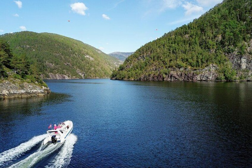 Private Fjordcruise: Bergen fjord by Zodiac Speed Boat