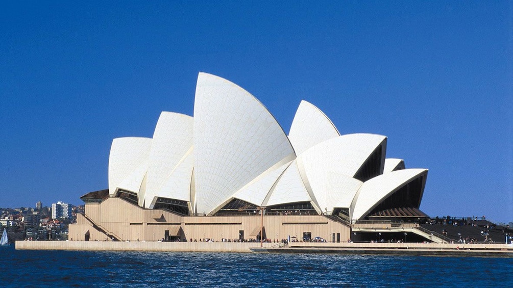 Close view of the Sydney Opera House in Sydney Australia during the day