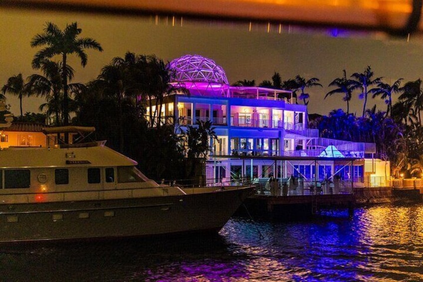 The celebrity homes show off their Miami colors at dusk
