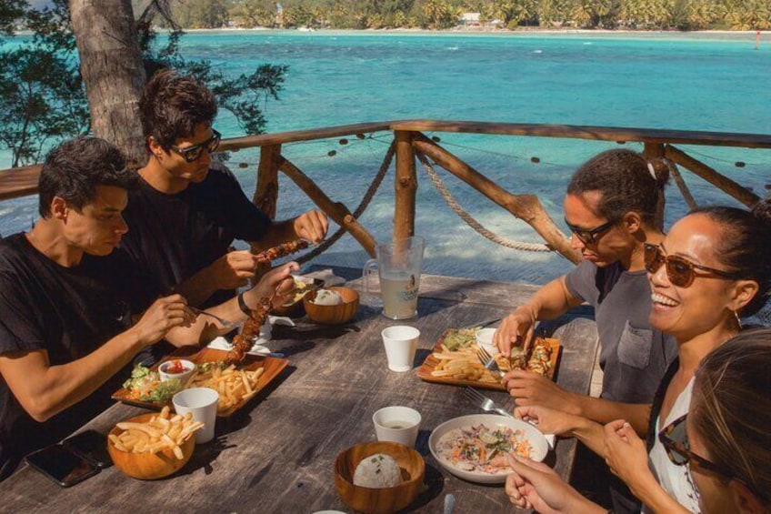 Lunch at the Cocobeach restaurant included