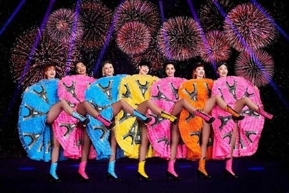 Ticket Pass to Paris Show Paradis Latin Spectacle with Champagne