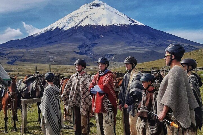 Cowboys in Cotopaxi Volcano 
