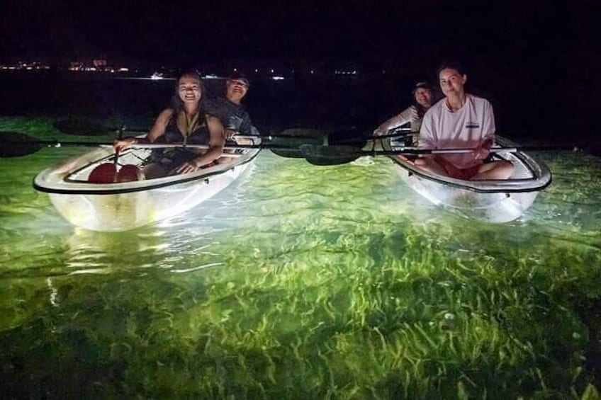 Clear Kayak LED Night Glass Bottom Tour - Sarasota