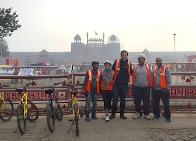 Delhi: Cykeltur till Röda fortet och Old Delhi vid soluppgången