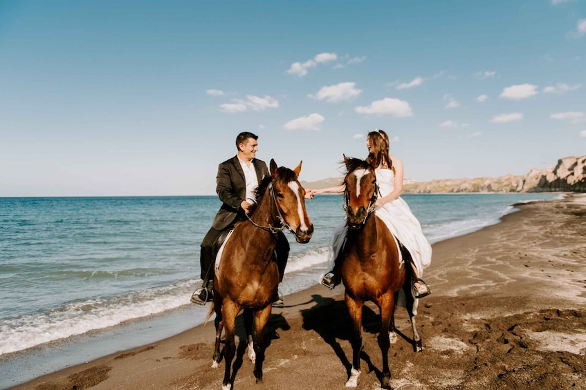 Picture 1 for Activity Santorini: Exclusive Private Horse Riding with picnic