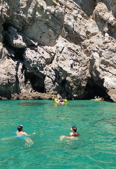 Picture 7 for Activity Sesimbra: Secret Bays and Beaches Boat Tour with Snorkeling