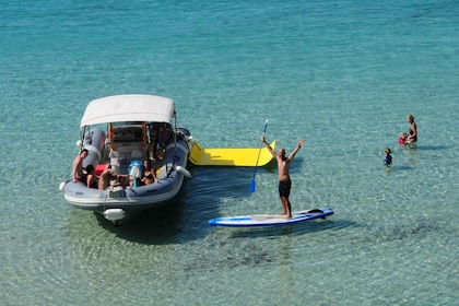 Ibiza: Tour in barca privata con grotta e spiaggia