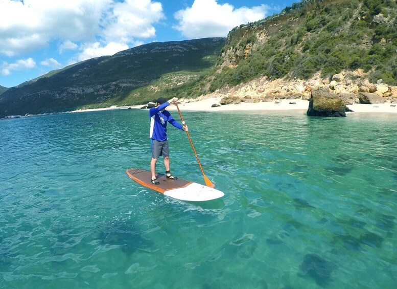 Picture 5 for Activity From Lisbon: Nature Park of Arrábida Paddleboarding