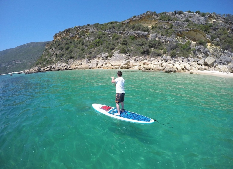 Picture 2 for Activity From Lisbon: Nature Park of Arrábida Paddleboarding