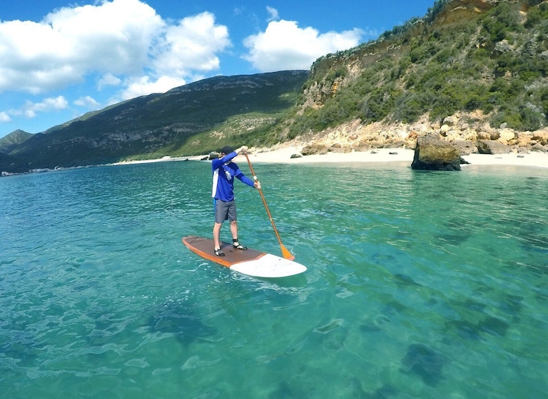 Picture 5 for Activity From Lisbon: Nature Park of Arrábida Paddleboarding