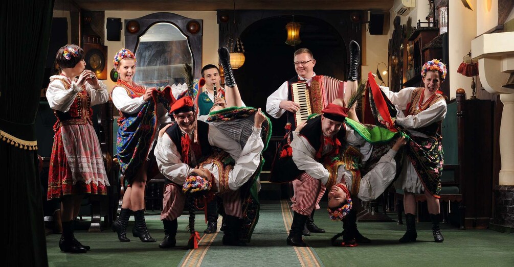 Picture 2 for Activity Krakow: Folk Show & 3-Course Dinner at Jama Michalika Café