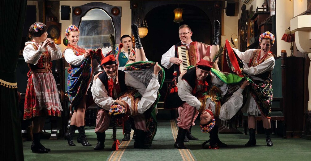 Picture 2 for Activity Krakow: Folk Show & 3-Course Dinner at Jama Michalika Café