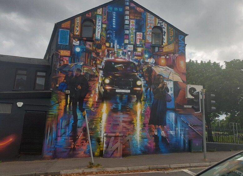 Picture 3 for Activity Belfast: Private Black Taxi Cab Political Murals Tour