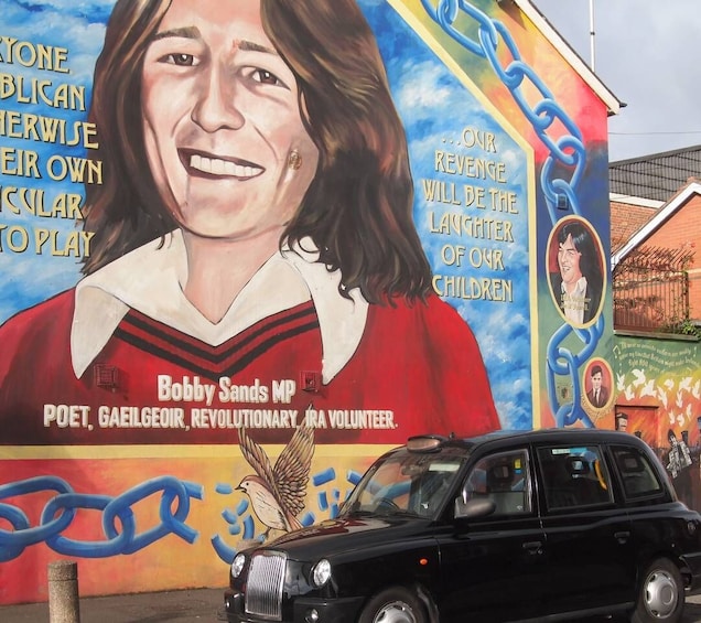 Picture 5 for Activity Belfast: Private Black Taxi Cab Political Murals Tour