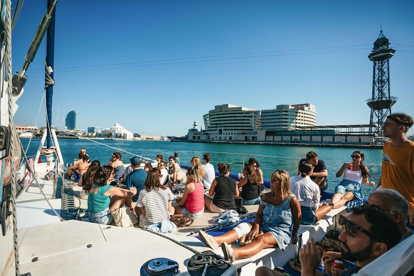 Picture 6 for Activity Barcelona: Sunset Catamaran Cruise with Live Music