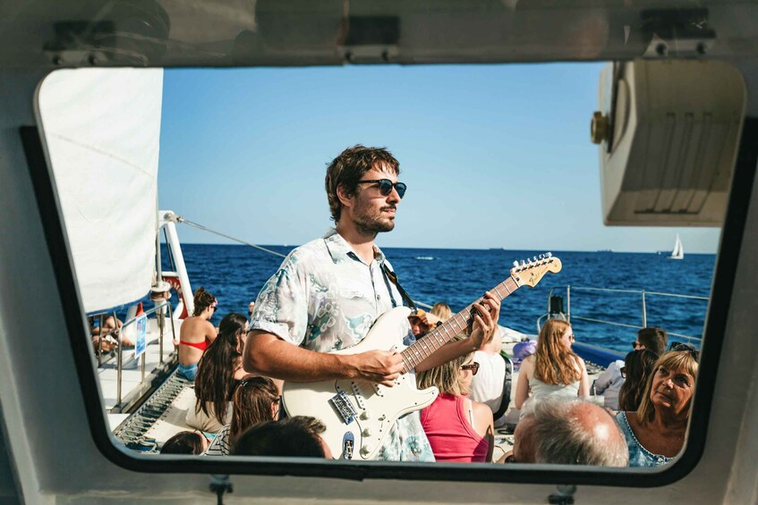 Picture 8 for Activity Barcelona: Sunset Catamaran Cruise with Live Music