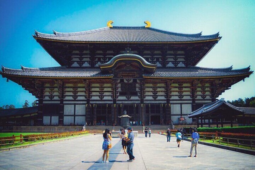 Osaka and Nara in One-Day by a Local Guide (Private Car Tour)