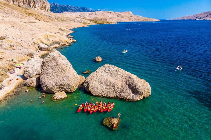 Picture 6 for Activity From Metajna/Novalja: Pag Bay Guided Sea Kayaking Tour