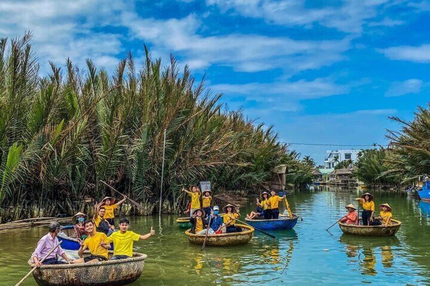 Hoi An Basket Boat Ride in the Water Coconut forest