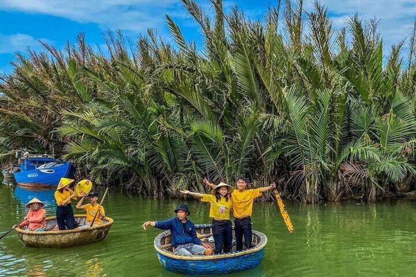 Hoi An Basket Boat Ride in the Water Coconut forest