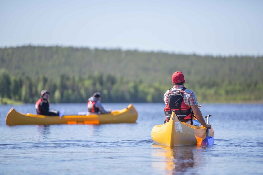 Picture 3 for Activity Rovaniemi: Authentic Reindeer Farm & Canoeing