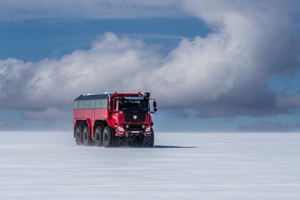 Ice Cave and Glacier Tour in Glacier Monster Truck from Gullfoss