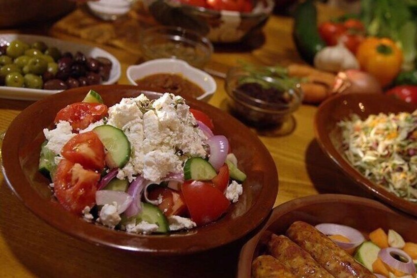 Cretan Cooking Class at Archanes Village with transfer & Lunch