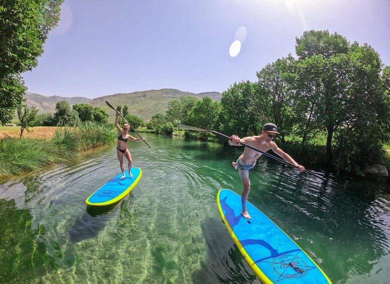 Picture 1 for Activity Split: Adriatic Sea and River Stand-Up Paddleboard Tour