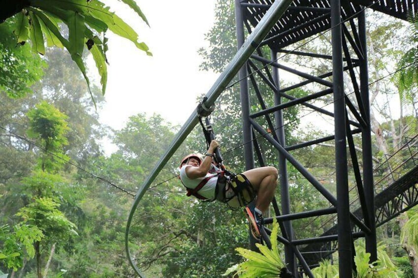 All Inclusive Zipline and Local Floating Farm Tour in Phuket