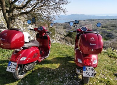 Corfu: Self- Driven 3-Hour Vespa Scooter Local Villages Tour