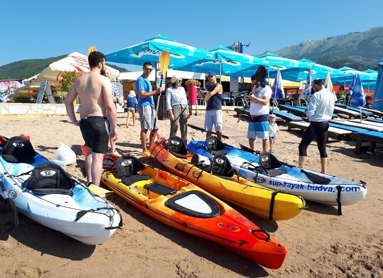 Budva: Kayak & Stand Up Paddle Board Rental