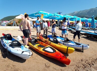 Budva: Utleie av kajakk og Stand Up Paddle Board