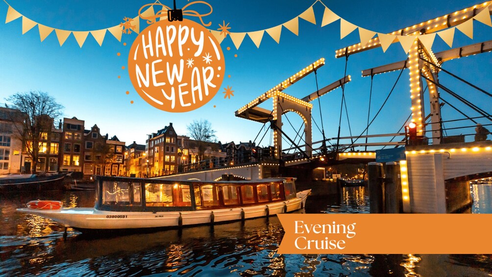 Amsterdam: Evening Guided Cruise with (Open) Bar on Board