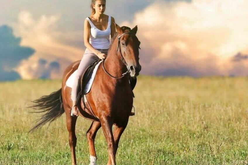 Kusadasi Horse Riding On Beach And Through The River