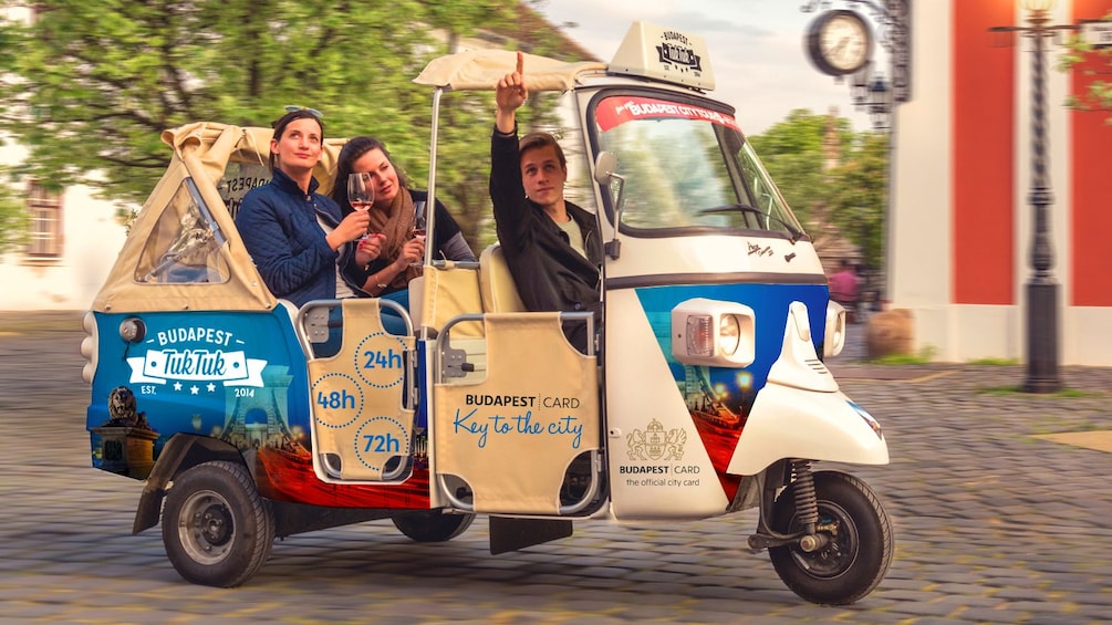 Tuk Tuk ride in Budapest