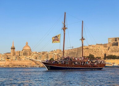 Malta: Lazy Pirate Boat Party with Drinks & Food