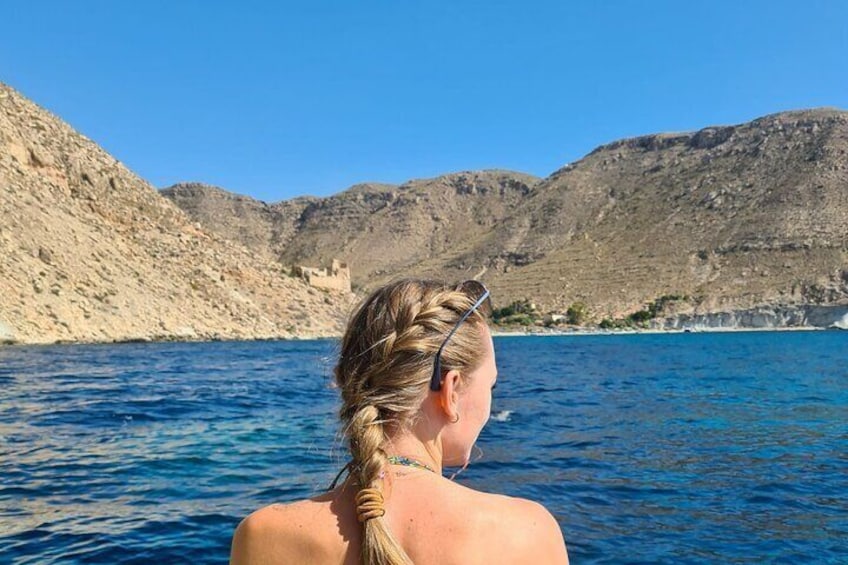 Boat Trip to Cabo de Gata Beaches in the Mediterranean Sea