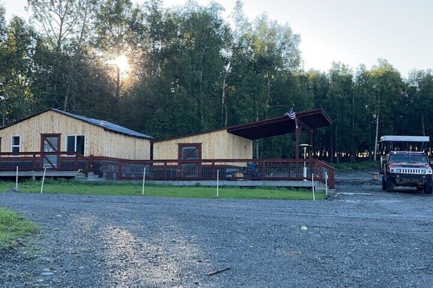 Our zipline office buildings are refurbished 1950’s grain barns. 