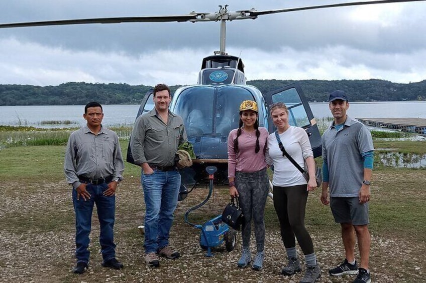 Helicopter Tour to El Mirador and its Monumental Pyramids