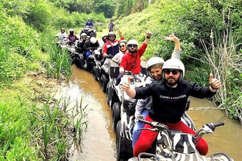 Kemer 3 in 1 Tour Rafting Quad Safari and Zipline Experience