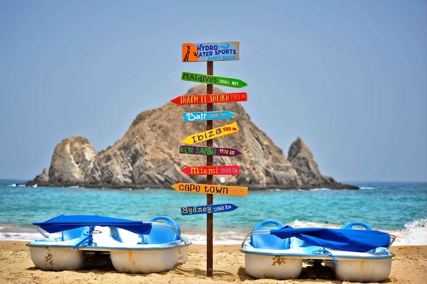 Picture 1 for Activity Fujairah: Snorkeling and Watersports at Snoopy Island