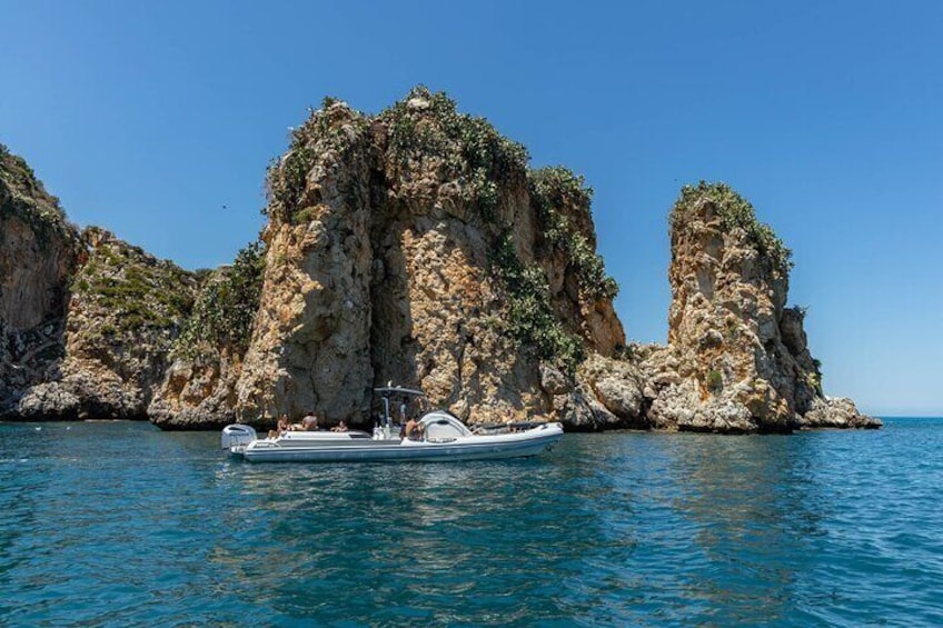Full Day Boat Tour San Vito Lo Capo to Castellammare del Golfo