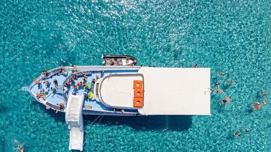 Blue Lagoon trip with slide, music & transfer from Paphos