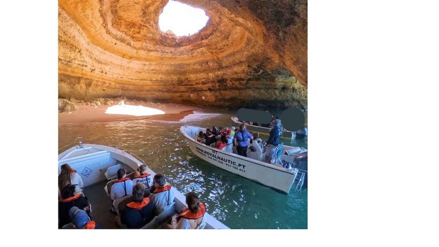 From Portimão: Algar de Benagil and Sea Caves Boat Tour