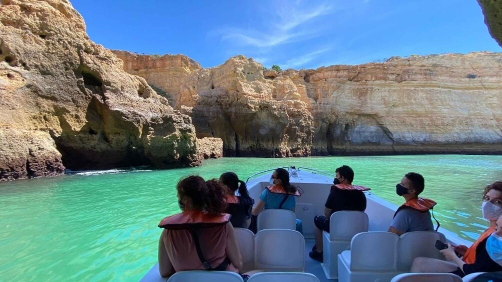 From Portimão: Algar de Benagil and Sea Caves Boat Tour