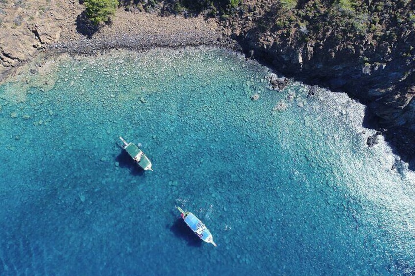 Full Day Guided Kemer Suluada Boat Tour