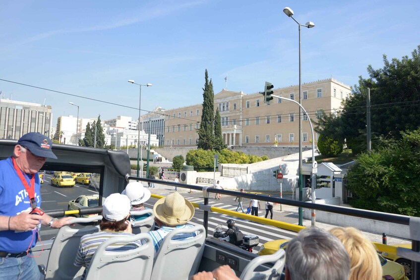 Picture 4 for Activity Athens, Piraeus, and Coastline: Blue Hop-On Hop-Off Bus