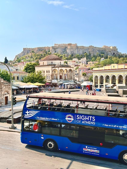 Picture 1 for Activity Athens, Piraeus, and Coastline: Blue Hop-On Hop-Off Bus