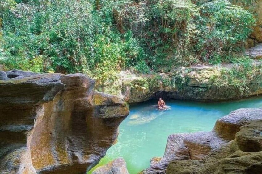 Rainforest Caves and Waterfalls Exploration with Transportation 