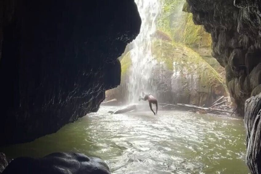 Rainforest Caves and Waterfalls Exploration with Transportation